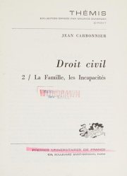 Couverture : Droit civil Tome 2