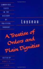 Couverture : A treatise of orders and plain dignities