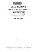 Couverture : OECD Reviews of Foreign Direct Investment