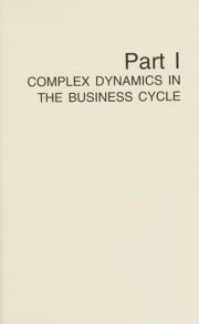 Couverture : Business cycles