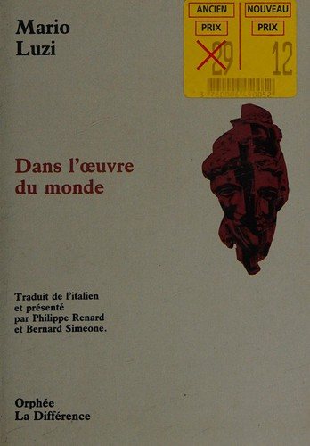 Couverture : Dans l'oeuvre du monde