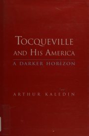 Couverture : Tocqueville and his America