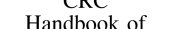 Couverture : CRC handbook of flowering