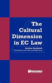 Couverture : The cultural dimension in EC law