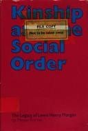 Couverture : Kinship and the social order
