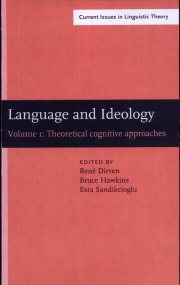 Couverture : Language and ideology