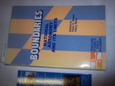 Couverture : Boundaries, national autonomy and its limits