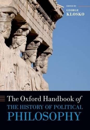 Couverture : The Oxford handbook of the history of political philosophy