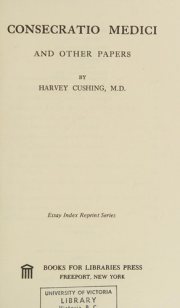 Couverture : Consecratio medici