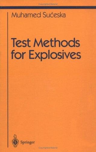 Couverture : Test methods for explosives