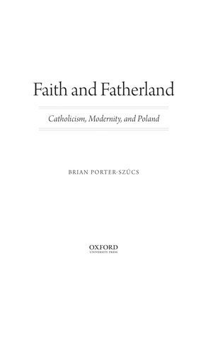 Couverture : Faith and fatherland