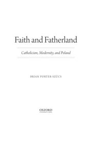 Couverture : Faith and fatherland