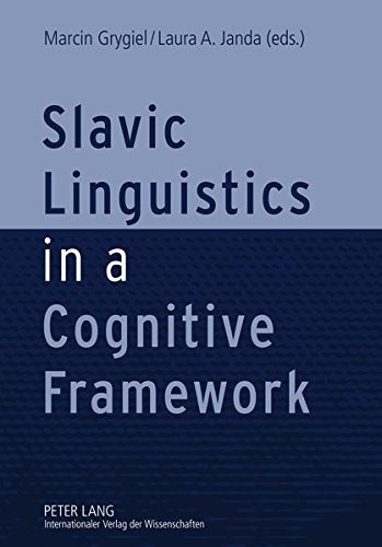 Couverture : Slavic linguistics in a cognitive framework