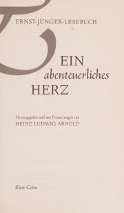 Couverture : Ein abenteuerliches Herz