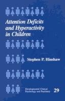 Couverture : Attention Deficits and Hyperactivity in Children