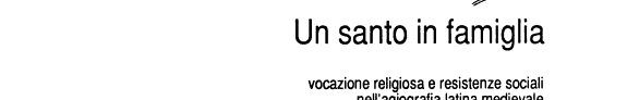 Couverture : Un santo in famiglia