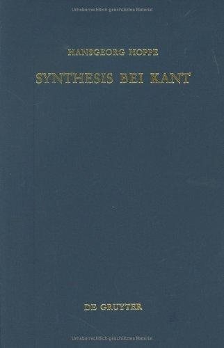 Couverture : Synthesis bei Kant