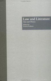 Couverture : Law and literature