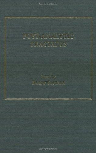 Couverture : POST-ANALYTIC TRACTATUS; ED. BY BARRY STOCKER.