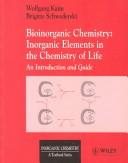 Couverture : Bioinorganic chemistry