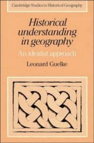 Couverture : Historical understanding in geography