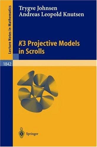 Couverture : K3 Projective models in scrolls