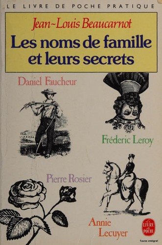 Couverture : Les noms de famille et leurs secrets