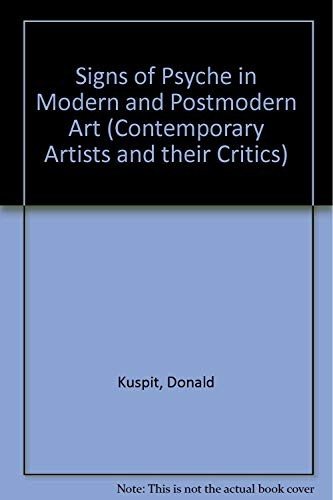 Couverture : Signs of psyche in modern and postmodern art