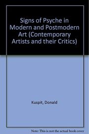 Couverture : Signs of psyche in modern and postmodern art