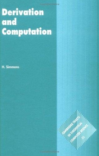 Couverture : Derivation and computation
