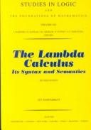 Couverture : The lambda calculus
