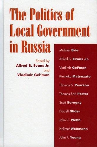 Couverture : The Politics of Local Government in Russia