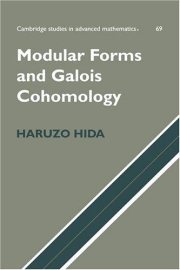 Couverture : Modular Forms and Galois Cohomology (Cambridge Studies in Advanced Mathematics)