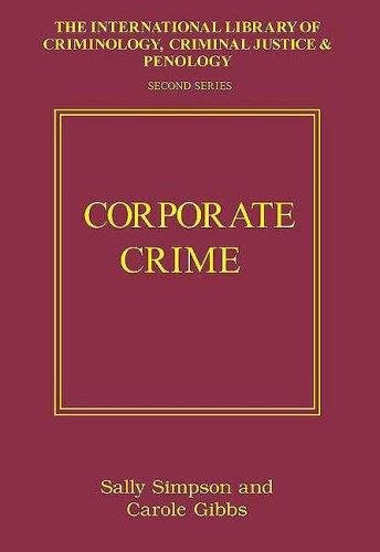Couverture : Corporate Crime (International Library of Criminology, Criminal Justice & Penology 2nd) (International Library of Criminology, Criminal Justice and Penology, Second Series)
