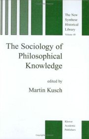 Couverture : The sociology of philosophical knowledge