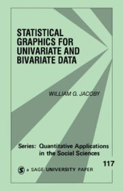Couverture : Statistical graphics for univariate and bivariate data