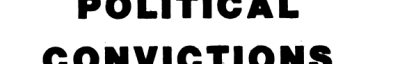 Couverture : Political Convictions of G.B. Shaw