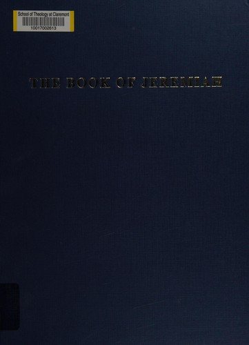 Couverture : The Book of Jeremiah (Hebrew University Bible Project)