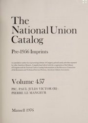 Couverture : The National Union catalog pre-1956 imprints