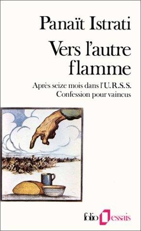 Couverture : Vers l'autre flamme