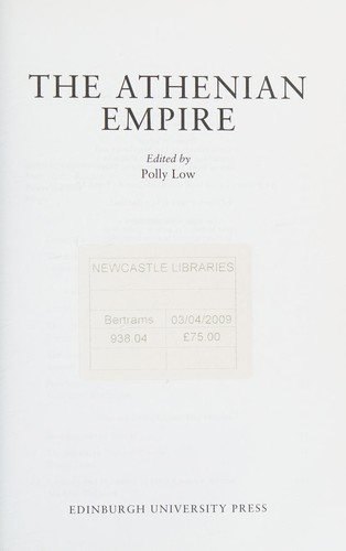 Couverture : Athenian Empire