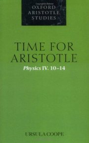 Couverture : TIME FOR ARISTOTLE: PHYSICS IV. 10-14.
