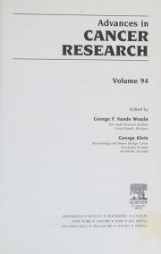 Couverture : Advances in cancer research.
