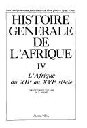 Couverture : Histoire générale de l'Afrique.