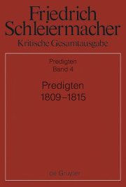 Couverture : Predigten 1809-1815