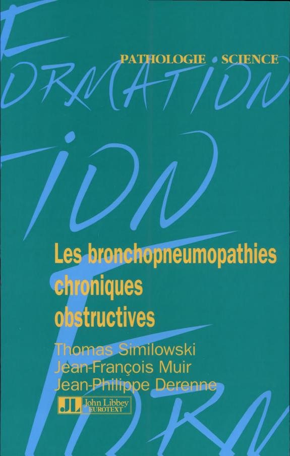 Couverture : Les bronchopneumopathies chroniques obstructives