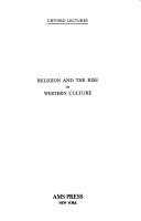 Couverture : Religion and the rise of Western culture