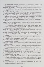 Couverture : Capital markets and institutions in Bangladesh
