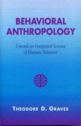 Couverture : Behavioral Anthropology