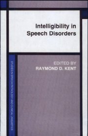 Couverture : Intelligibility in speech disorders